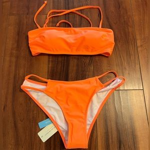 Orange bikini